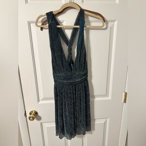Lulus sparkly romper perfect for NYE!